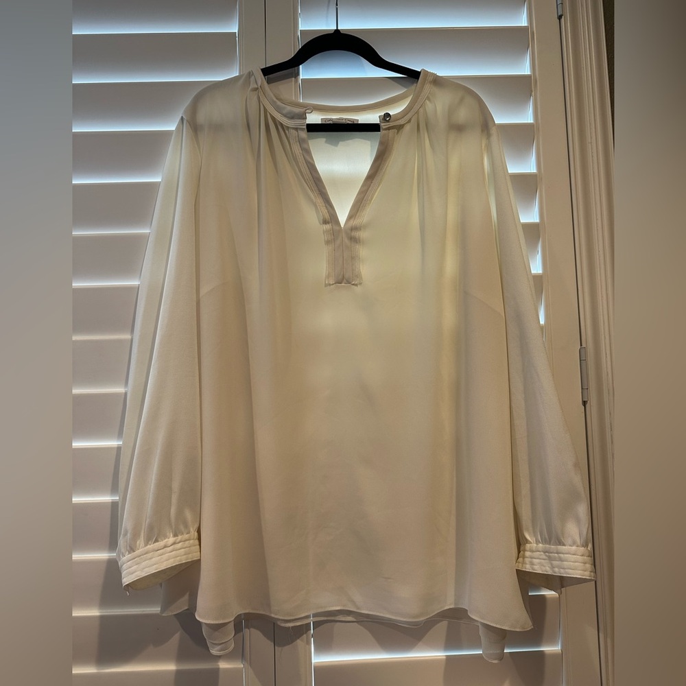 Coldwater Creek Cream Blouse, 3x